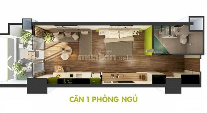 Sang nhượng lại căn hộ du lịch Ariyana Condotel 50m2 LS30% dthu 1thang