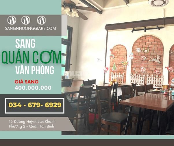 SANG QUÁN CƠM VĂN PHÒNG Mặt Tiền NGAY SÂN BAY Huỳnh Lan Khanh Tân Bình