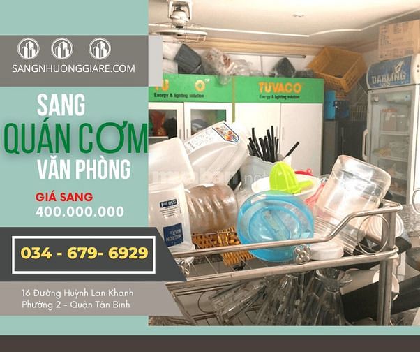 SANG QUÁN CƠM VĂN PHÒNG Mặt Tiền NGAY SÂN BAY Huỳnh Lan Khanh Tân Bình