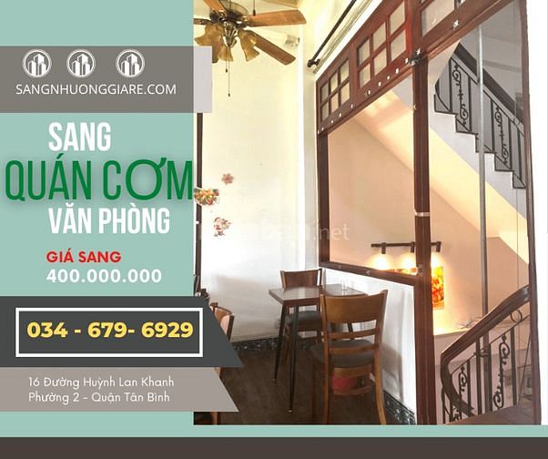 SANG QUÁN CƠM VĂN PHÒNG Mặt Tiền NGAY SÂN BAY Huỳnh Lan Khanh Tân Bình