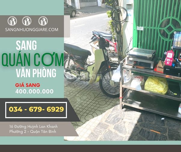 SANG QUÁN CƠM VĂN PHÒNG Mặt Tiền NGAY SÂN BAY Huỳnh Lan Khanh Tân Bình