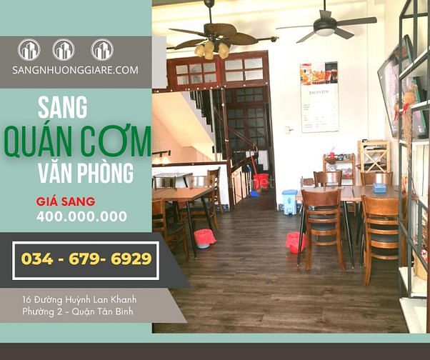 SANG QUÁN CƠM VĂN PHÒNG Mặt Tiền NGAY SÂN BAY Huỳnh Lan Khanh Tân Bình