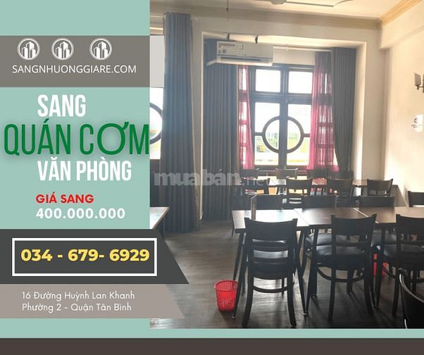 SANG QUÁN CƠM VĂN PHÒNG Mặt Tiền NGAY SÂN BAY Huỳnh Lan Khanh Tân Bình