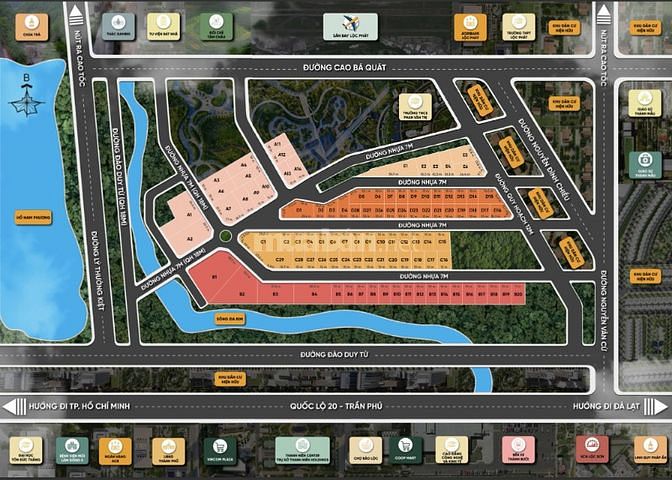 Biệt thự Nghỉ Dưỡng - ven Sông, Cạnh Hồ Nam Phương - ngay Tp. Bảo Lộc 