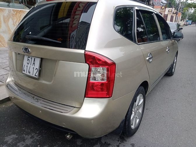 BÁN XE KIA CARENS 7 CHỔ, SỐ TĐ, MÀU VÀNG CÁT, NHẬP HQ, SX: 2008