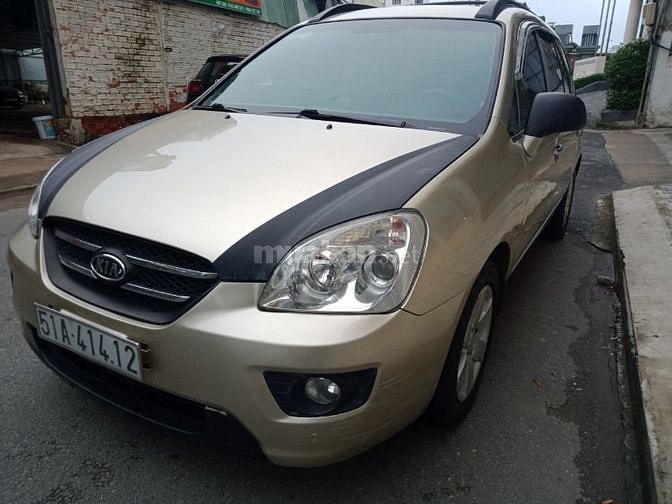 BÁN XE KIA CARENS 7 CHỔ, SỐ TĐ, MÀU VÀNG CÁT, NHẬP HQ, SX: 2008