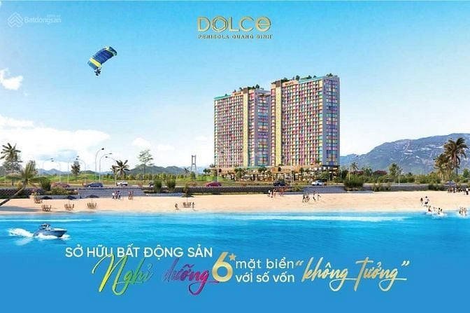 Từ 1,2 tỷ sở hữu căn hộ 6* DOLCE PENISOLA mặt biển Quảng Bình