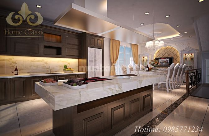 THIẾT KẾ NỘI THẤT BIỆT THỰ TÂN CỔ ĐIỂN – VINHOMES RIVERSIDE HOA SỮA