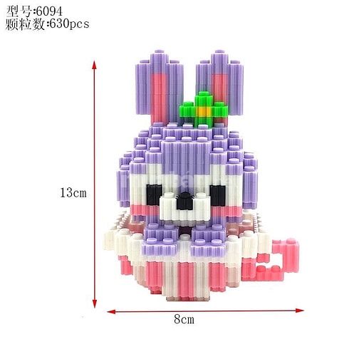 Lego lắp ghép 3D size mini, nhân vật hoạt hình 