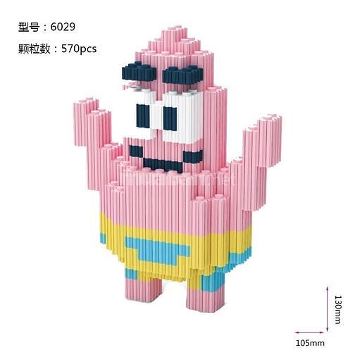 Lego lắp ghép 3D size mini, nhân vật hoạt hình 