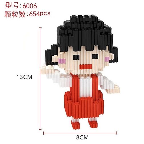 Lego lắp ghép 3D size mini, nhân vật hoạt hình 