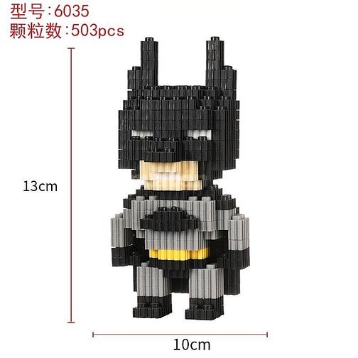 Lego lắp ghép 3D size mini, nhân vật hoạt hình 