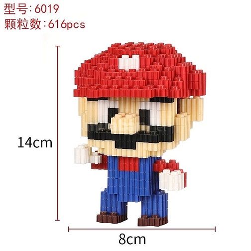 Lego lắp ghép 3D size mini, nhân vật hoạt hình 