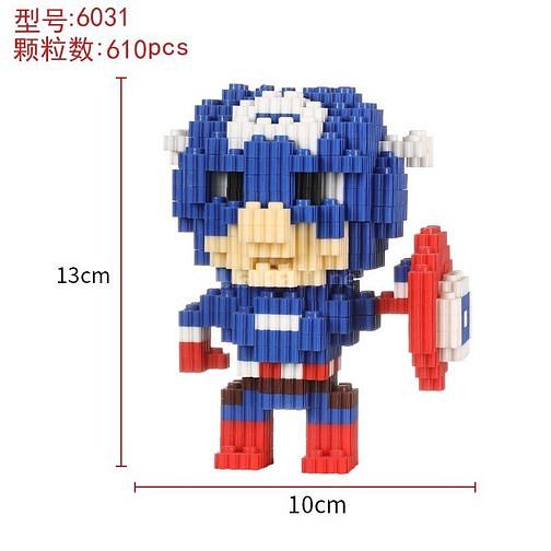 Lego lắp ghép 3D size mini, nhân vật hoạt hình 