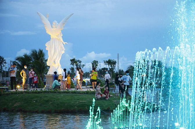 Sở hữu ngay lô đất đối diện công viên ánh sáng lớn nhất Hậu Giang