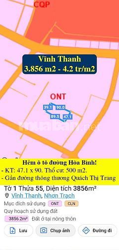 Giá đất tại Nhơn Trạch 05/05/2023!