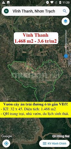 Giá đất tại Nhơn Trạch 05/05/2023!