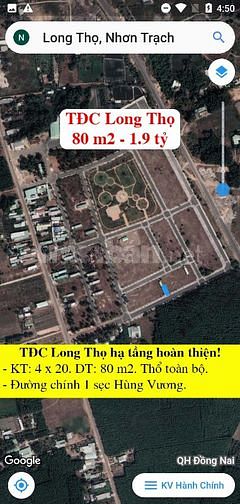 Giá đất tại Nhơn Trạch 05/05/2023!