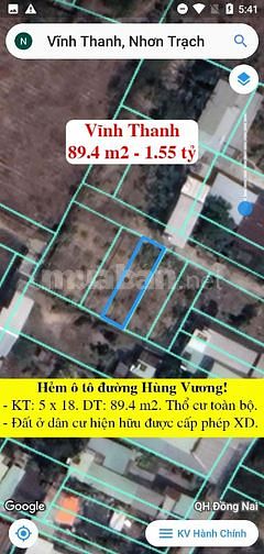 Giá đất tại Nhơn Trạch 05/05/2023!