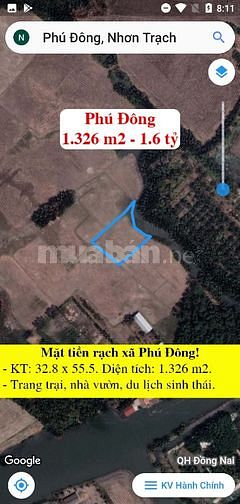 Giá đất tại Nhơn Trạch 05/05/2023!