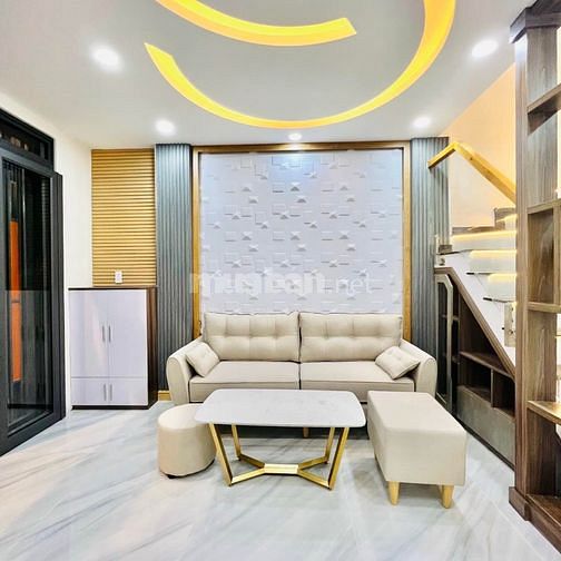 NHÀ MẶT TIỀN CÁCH AEON BÌNH TÂN 5P 5 TẦNG DT 4.5*14,6PN 7WC,SHR NỞ HẬU