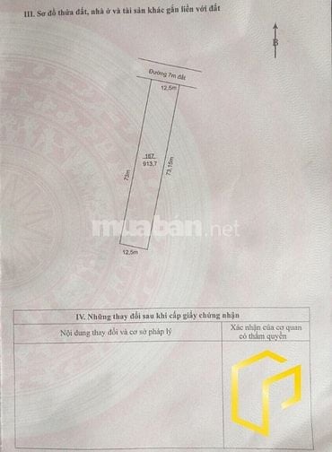 913m2 vườn Bình Đức MT Rạch Cây Gia vị trí được lên thổ cư Giá 1,15 tỷ