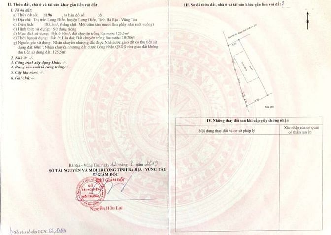 Đất nền sổ đỏ đường 44A gần trung tâm hành chính