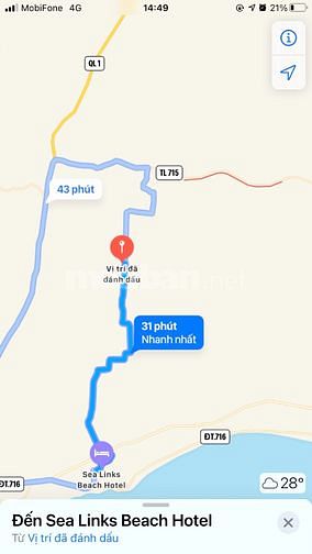 Bán 2 sào đất liền kề sân bay Phan Thiết, cao tốc, Safari Rạng Đông 