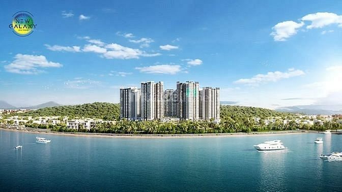 Bán căn 1PN view biển New Galaxy Nha Trang, tầng cao đẹp ck còn 1ty6 