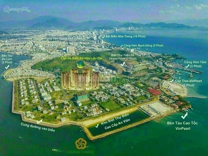 Bán căn 1PN view biển New Galaxy Nha Trang, tầng cao đẹp ck còn 1ty6 