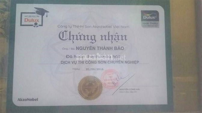 Chuyên nhận sơn lại nhà cũ hoặc mới, sơn dầu thạch cao.... tại TPHCM