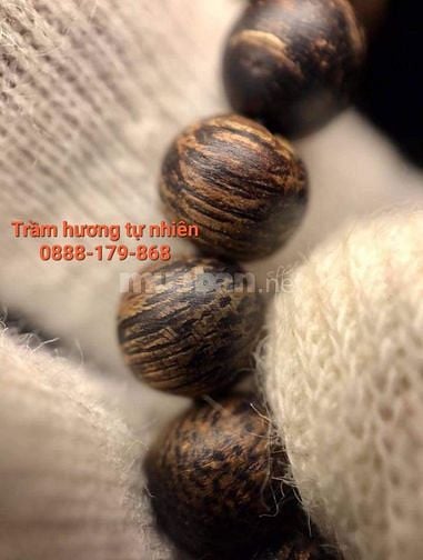 Vòng tay trầm hương, kỳ nam tự nhiên núi rừng lâu năm cao cấp