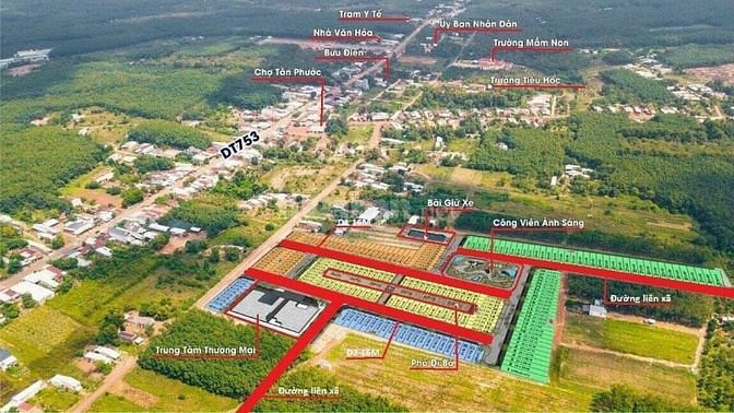  Cần cộng tác bán đất chính chủ ngay chợ Tân Phước hoa hồng trên 50tr.