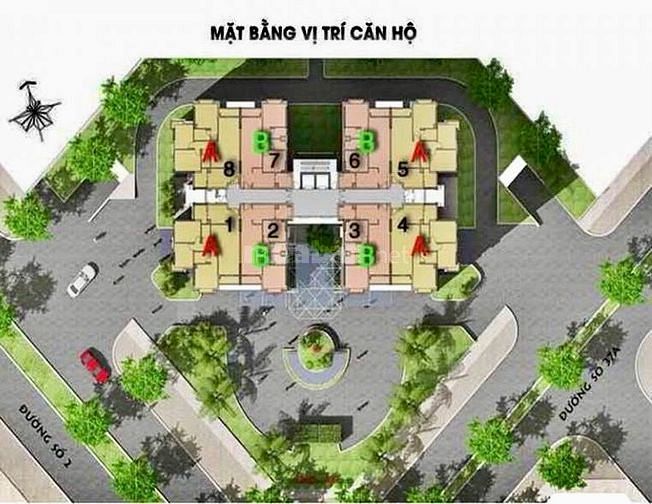 Bán căn hộ chung cư SCREC II An Phú - Quận 2