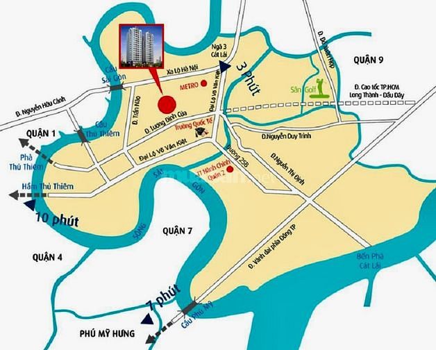 Bán căn hộ chung cư SCREC II An Phú - Quận 2