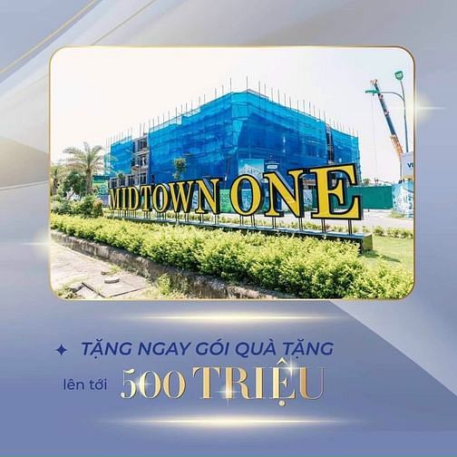 Bán nhanh căn Shophouse 5 tầng dự án Midtown One Tp Uông Bí giá 4 tỷ