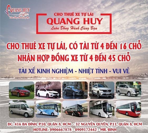 CHO THUÊ XE TỰ LÁI QUANG HUY   