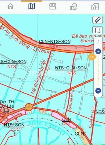 Bán đất Lý Nhơn, x.An Thới Đông, CG: 20 x 50, giá 1,52tỷ