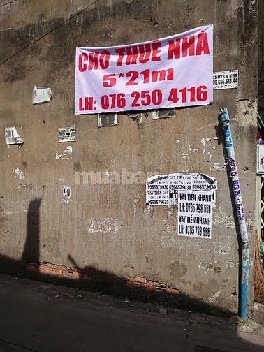 Cho thuê nhà mặt tiền đường, 38 Gò Dầu, 105m2 - 30 triệu