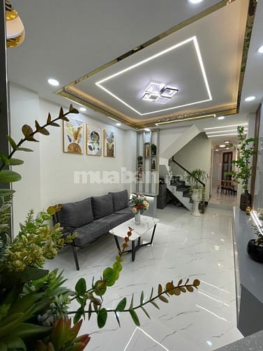Nhà hẻm lớn Tân Hòa Đông mới xây(3x12m),3,5 tấm, thiết kế Á Đông