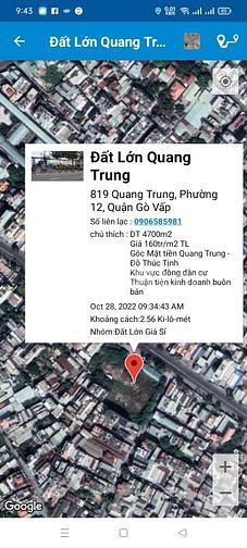Đất nền diện tích lớn quang trung gò vấp giá rẻ chỉ 100tr/m2 hiếm hoi