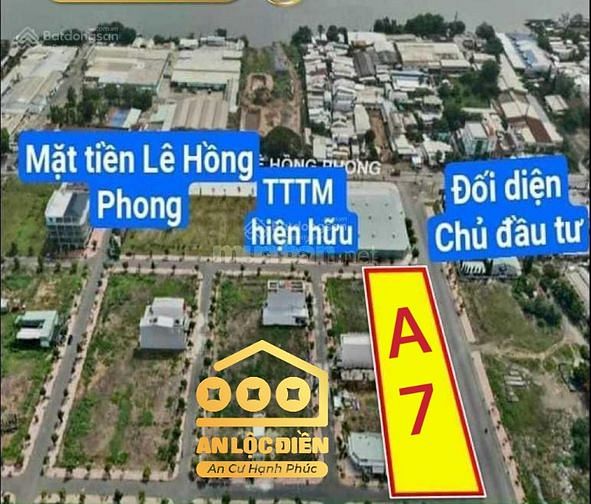 Giá 487tr "Vị Trí Số 1 DUY NHẤT" mặt tiền 25m ngay Lê Hồng Phong