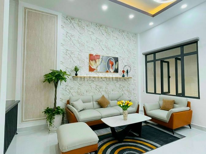 Siêu phẩm tuyệt đẹp phường 9  trệt 3 lầu hẻm thông 5m