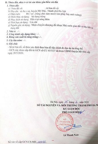 Bán Đất An Phú Mỹ Đức - Mặt Đường Hồ Chí Minh 88,7m2 -  1.56 tỷ