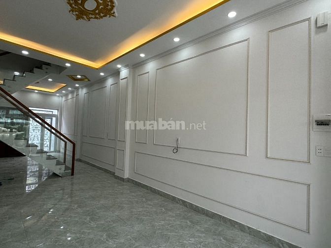  Bán nhà mới xây đẹp Đường Hậu Giang Hẻm xe hơi thông thẳng 2 Mặt tiền