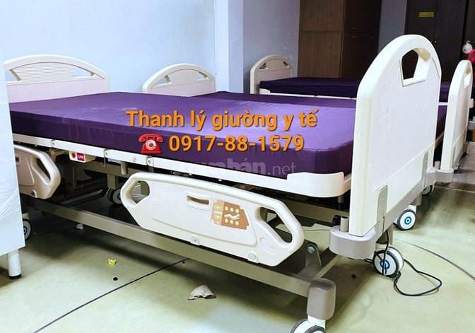 Giường y tế thanh lý, bàn mổ đa năng, đèn phẫu thuật, ghế tiêm spa cũ