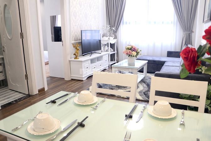 Cho thuê căn hộ Eco City KĐT Việt Hưng - DT: 2PN,- giá: 8tr/tháng.