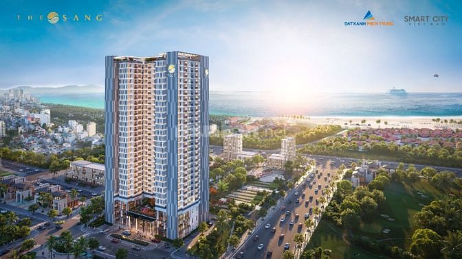  Bán rẻ hơn 700tr căn hộ The Sang Residence 3PN 105m2 view biển