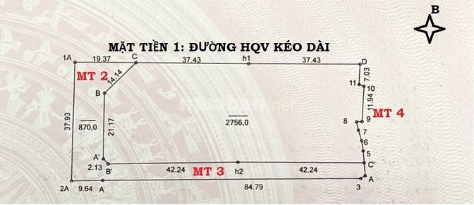 Hiếm! Bán đất 4 mặt tiền Hoàng Quốc Việt kéo dài,GPXD 2756M2 X 23 tầng