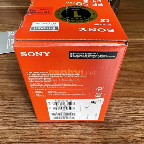 Máy ảnh Sony-Alpha 7C- Ống kinh 50mm F1.8- Thẻ nhớ 64Gb